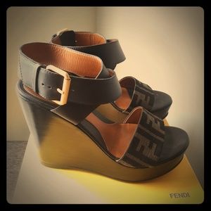 Fendi Wedge Sandals